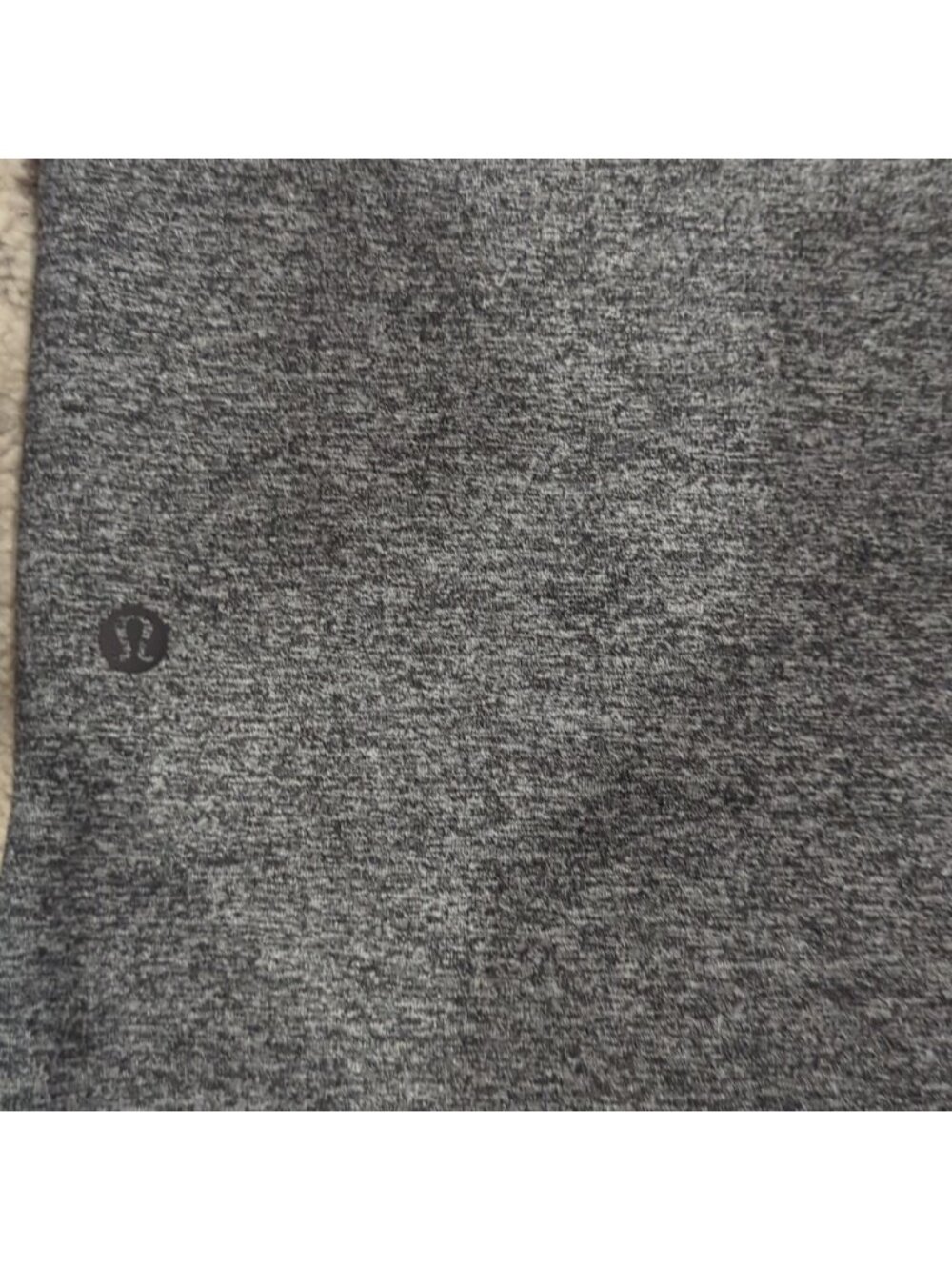 Lululemon Soft Jersey Half Zip Heathered Black/Heathered Graphite Grey - Picture 7 of 8